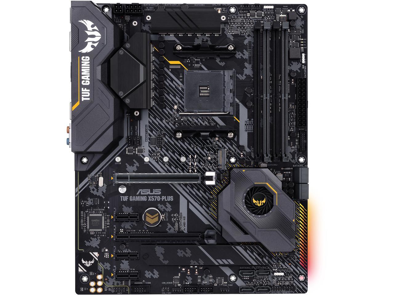 Asus Am4 Tuf Gaming X570-Plus Atx Motherboard With Pcie 4.0, Dual M.2, 12+2 With Dr. Mos Power