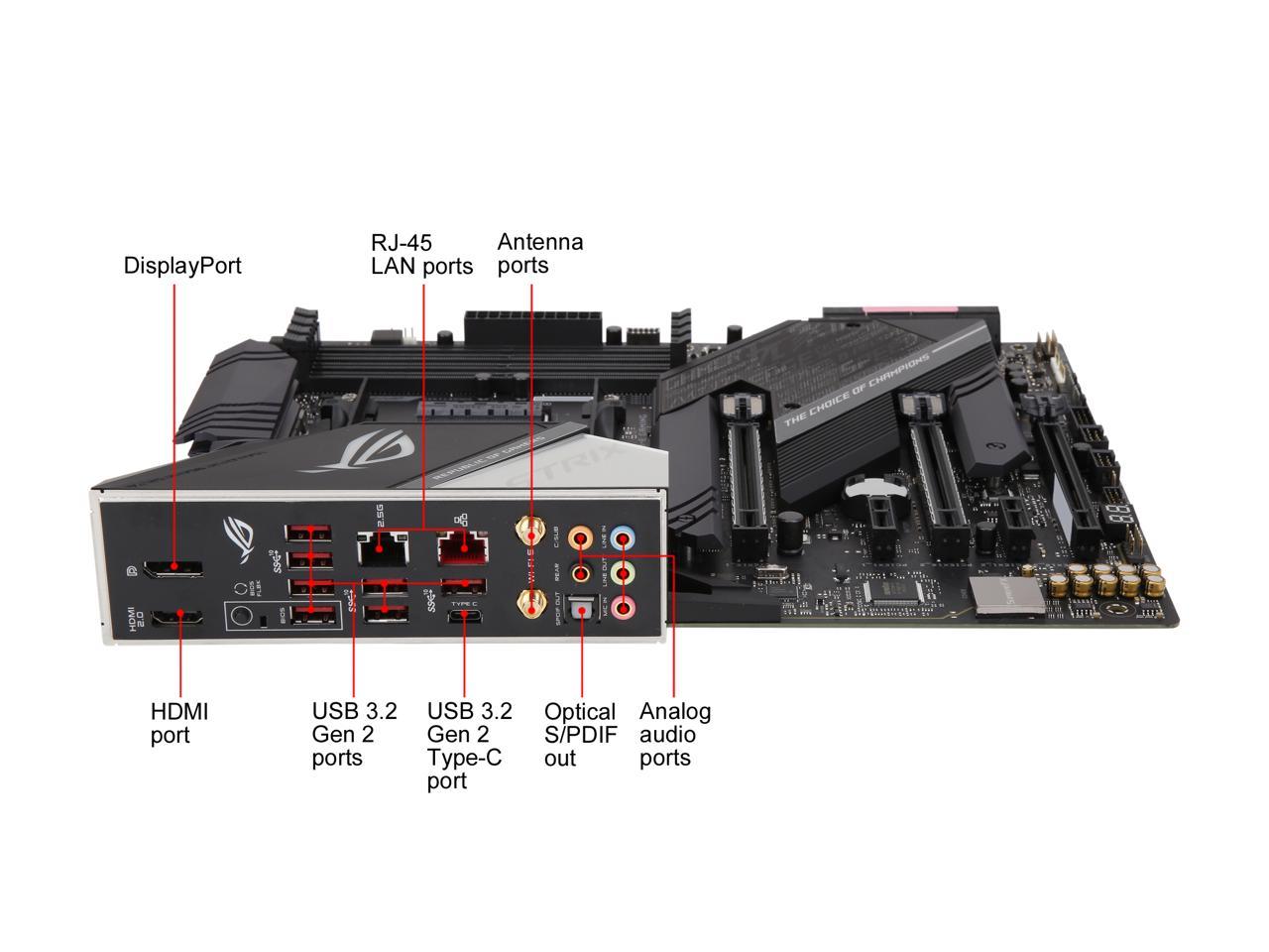 ASUS ROG Strix X570-I Gaming, X570 Mini-ITX Gaming Motherboard, AMD Ryzen  3000 with PCIe 4.0, WiFi 6 (802.11ax), Intel Gigabit Ethernet, SATA 6Gb/s