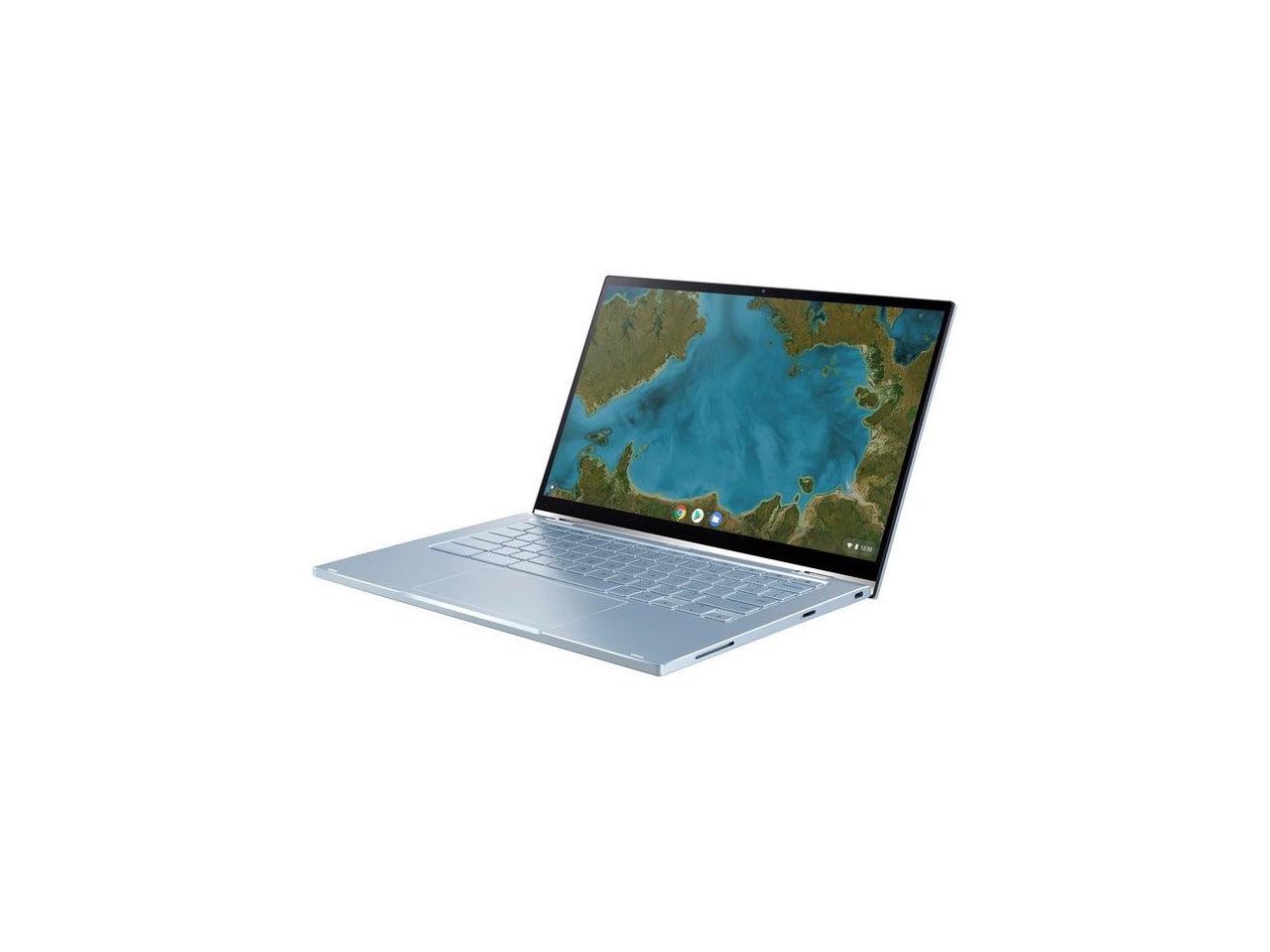 Asus Chromebook Flip C433Ta-Yz388T 14.0 Inch Intel Core M3-8100Y 1.1Ghz/ 8Gb Lpddr3/ 128Gb Emmc/ Usb3.2/ Chrome Os Notebook (Silver)