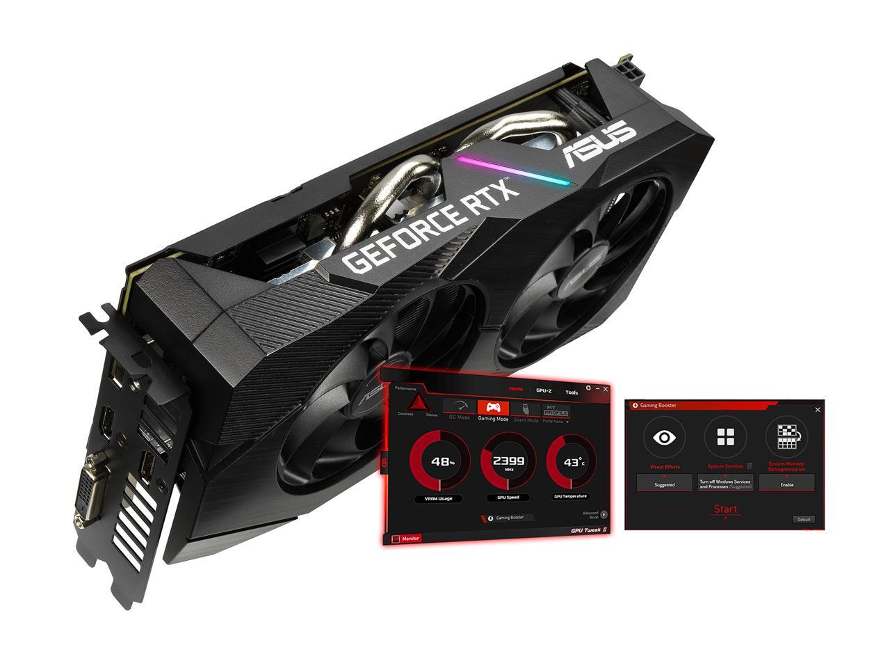 Asus Geforce Rtx 2060 Overclocked 6G Gddr6 Dual-Fan Evo DUAL