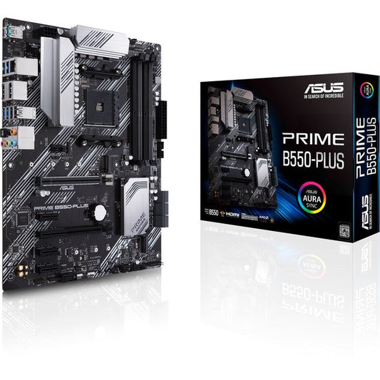 Asus Prime B550-Plus Amd Am4,3Rd Gen Ryzen Atx Mb Pcie 4.0 1Gb