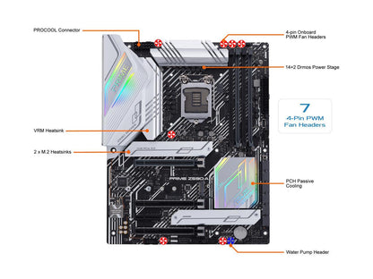 Asus Prime Z590-A Lga 1200 (Intel 11Th/10Th Gen) Atx Motherboard (14+2 Drmos Power Stages, 3 X