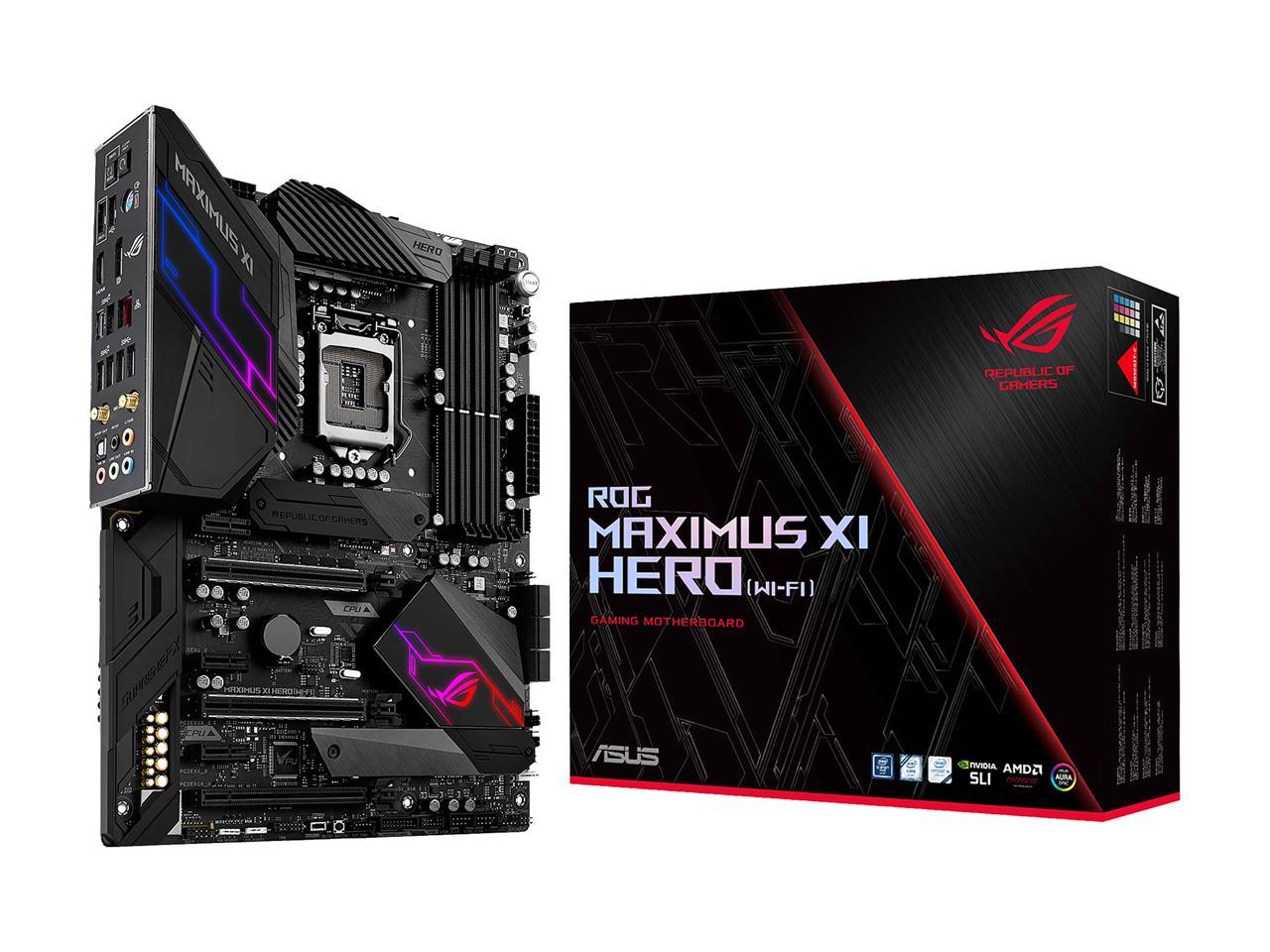 Asus Rog Maximus Xi Hero (Wi-Fi) Z390 Gaming Motherboard Lga1151