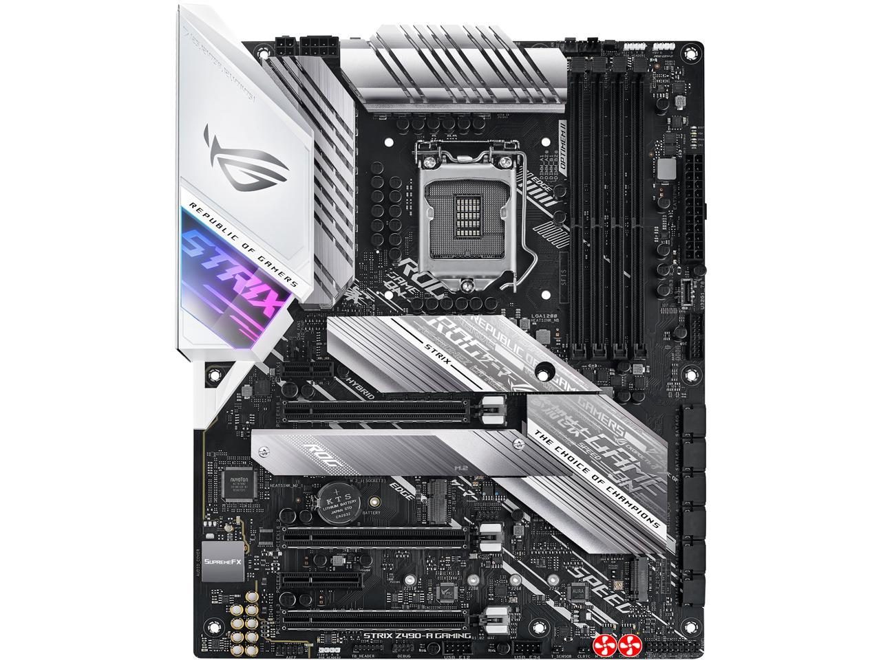 Asus Rog Strix Z490-A Gaming Lga 1200 (Intel 10Th Gen) Intel Z490 Sata 6Gb/S Atx Intel Motherboard