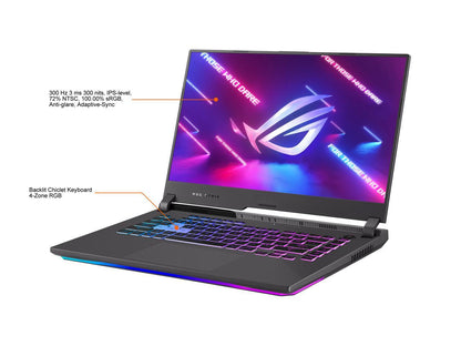Asus Rog Strix G15 (2021) Gaming Laptop, 15.6" 300Hz Ips Type Fhd Display, Nvidia Geforce Rtx