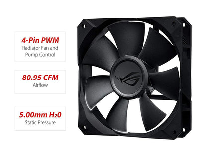 Asus Rog Strix Lc 240 Rgb All-In-One Liquid Cpu Cooler 240Mm Radiator, Intel 115X/2066 And Amd