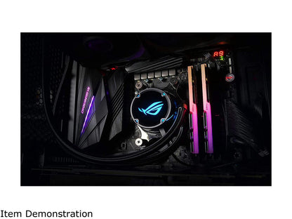 Asus Rog Strix Lc 240 Rgb All-In-One Liquid Cpu Cooler 240Mm Radiator, Intel 115X/2066 And Amd