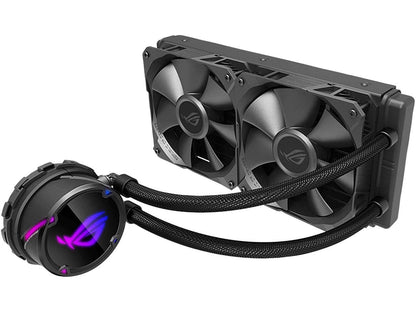 Asus Rog Strix Lc 240 Rgb All-In-One Liquid Cpu Cooler 240Mm Radiator, Intel 115X/2066 And Amd