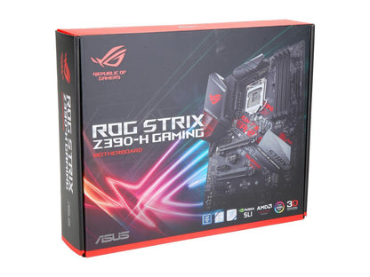 Asus Rog Strix Z390-H Gaming Motherboard Lga1151 (Intel 8Th And 9Th Gen) Atx Ddr4 Dp Hdmi M.2 Usb 3.1 Gen2 Gigabit Lan