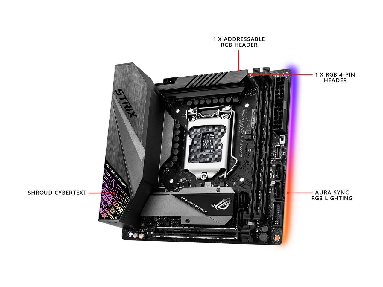 Asus Rog Strix Z390-I Gaming Motherboard Lga1151 (Intel 8Th – TeciSoft