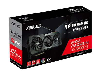 Asus Tuf Gaming Radeon Rx 6900 Xt 16Gb Gddr6 Pci Express 4.0 Crossfirex Support Video Card Tuf-Rx6900Xt-O16G-Gaming