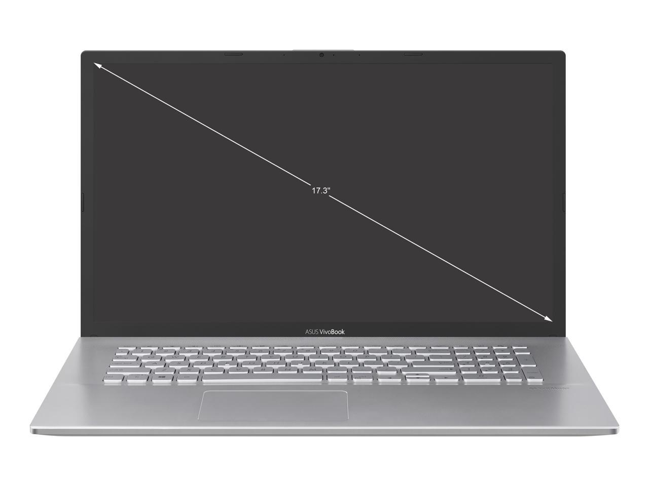 Asus Vivobook S17 S712 Thin And Light 17.3" Fhd Display, Amd Ryzen 5 5500U Cpu, 8 Gb Ddr4 Ram, 128