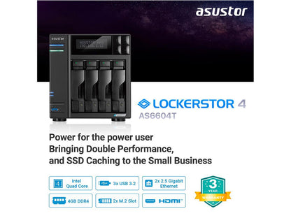 Asustor As6604T 4-Bay Nas