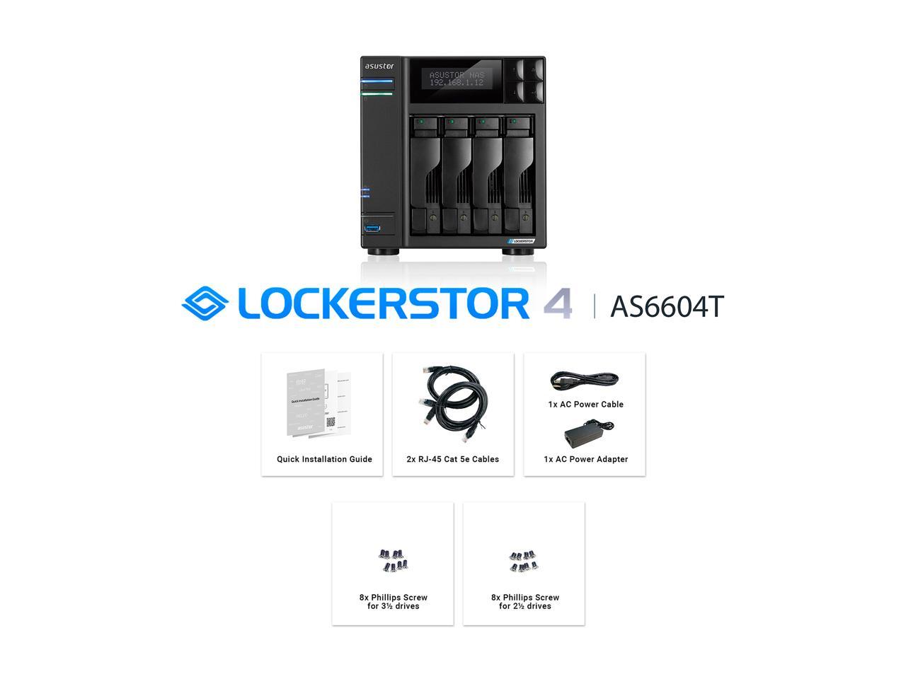 Asustor As6604T 4-Bay Nas