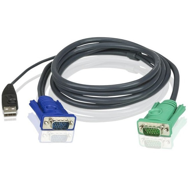 Aten 15' Usb Kvm Cable - Sphd15 To Vga & Usb A