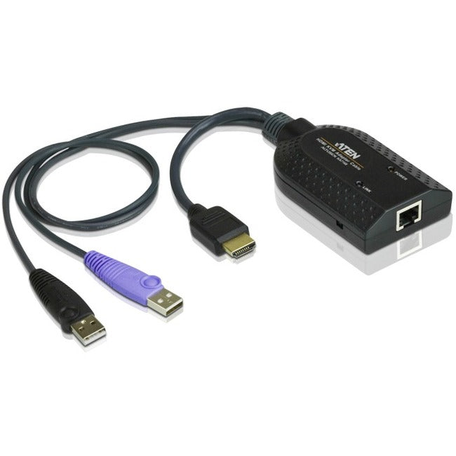 Aten Hdmi Usb Virtual Media Kvm Adapter Cable With Smart Card Reader (Cpu Module)-Taa Compliant