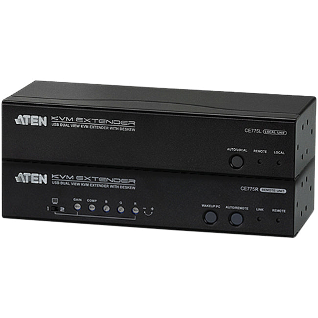 Aten Usb Dual View Kvm Extender With Deskew-Taa Compliant