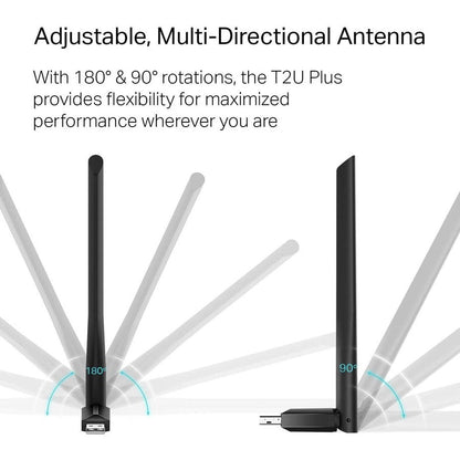 Ac600 High Gain Wrls Dual Band,Usb Adapter