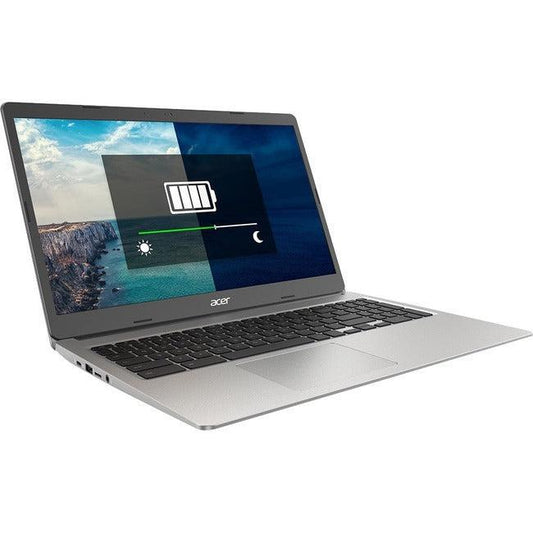 Acer Chromebook 315 Cb315-4Ht - Intel Pentium Silver N6000 / 1.1 Ghz - Chrome Os - Uhd Graphics - 8 Gb Ram - 64 Gb Emmc - 15.6" Touchscreen 1920 X 1080 (Full Hd) - Wi-Fi 6 - Pure Silver - Kbd: Us