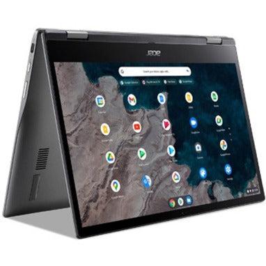Acer R841T-S5Va Chromebook 33.8 Cm (13.3") Touchscreen Full Hd Qualcomm Snapdragon 8 Gb Lpddr4X-Sdram 64 Gb Flash Wi-Fi 5 (802.11Ac) Chrome Os Grey