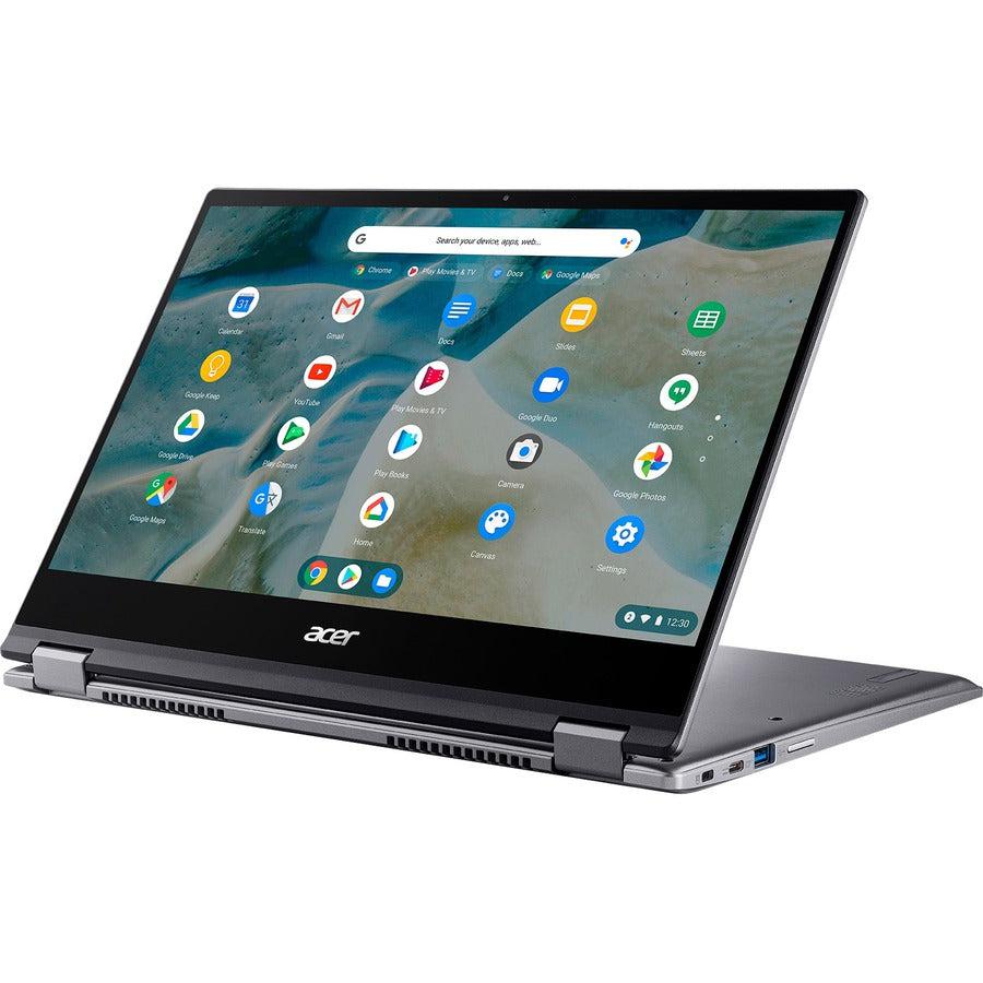 Acer Spin Cp514-1H Chromebook 35.6 Cm (14") Touchscreen Full Hd Amd Ryzen™ 7 8 Gb Ddr4-Sdram 256 Gb Ssd Wi-Fi 5 (802.11Ac) Chrome Os Grey