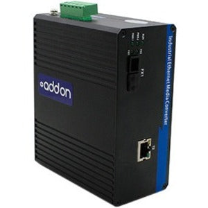 Addon 1 10/100Base-Tx(Rj-45) To 1 100Base-Bxd(Sc) Smf 1550Nmtx/1310Nmrx 20Km Industrial Media Converter