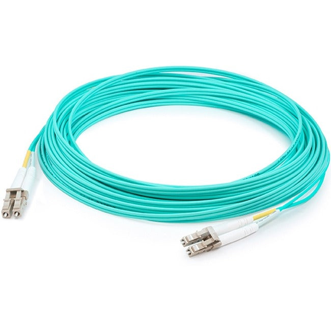 Addon 10M Ibm 45W2282 Compatible Lc (Male) To Lc (Male) Aqua Om3 Duplex Fiber Ofnr (Riser-Rated) Patch Cable