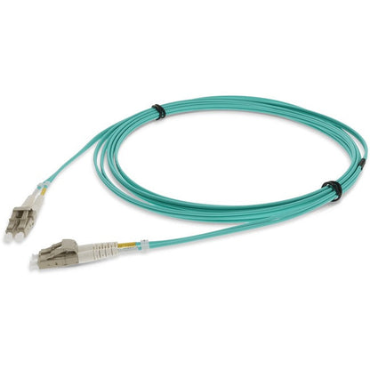 Addon 10M Lc (Male) To Lc (Male) Straight Aqua Om4 Duplex Lszh Fiber Patch Cable