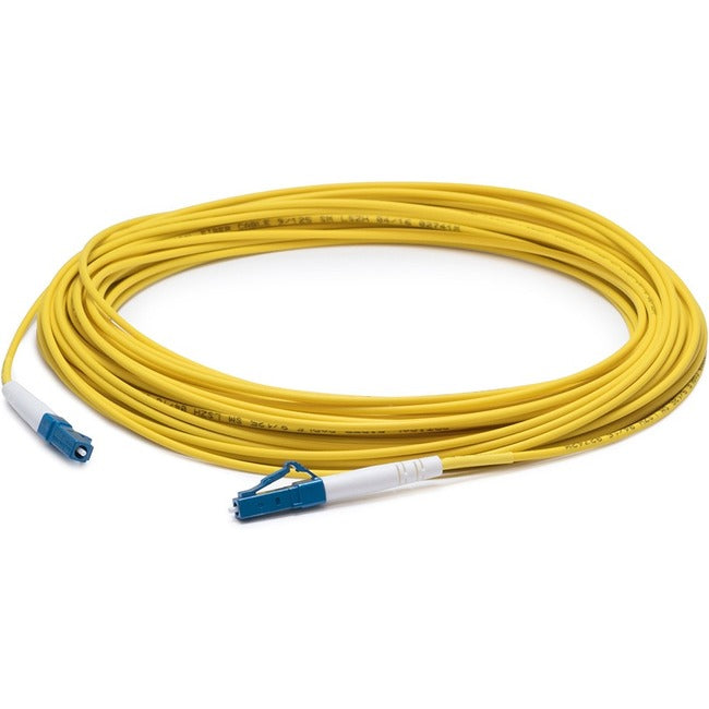 Addon 1M Alc (Male) To Lc (Male) Yellow Os2 Duplex Fiber Ofnr (Riser-Rated) Patch Cable