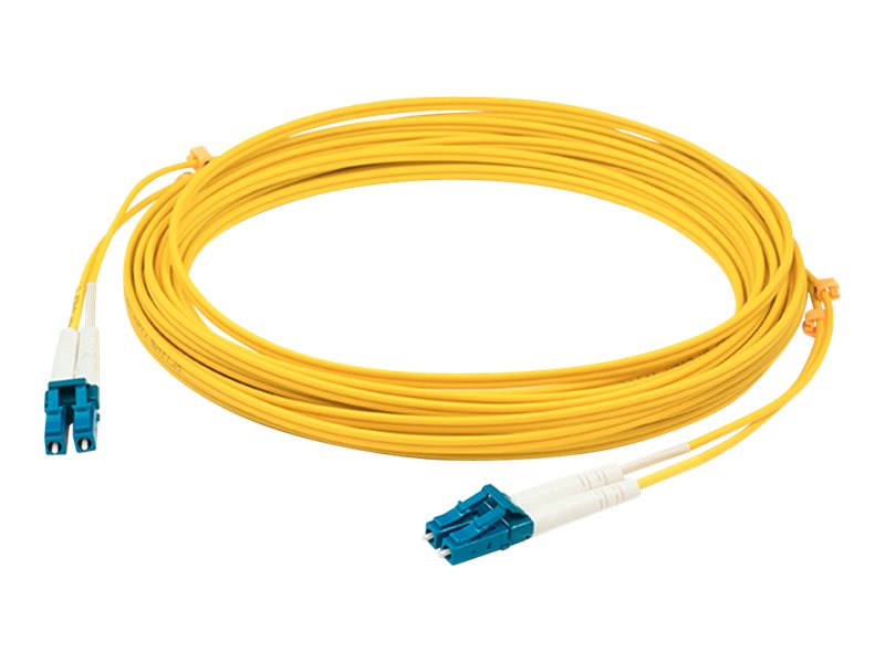 Addon 1M Alc (Male) To Lc (Male) Yellow Os2 Simplex Fiber Ofnr (Riser-Rated) Patch Cable