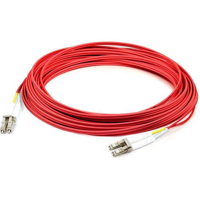 Addon 1M Lc (Male) To Lc (Male) Red Om1 Duplex Fiber Ofnr (Riser-Rated) Patch Cable