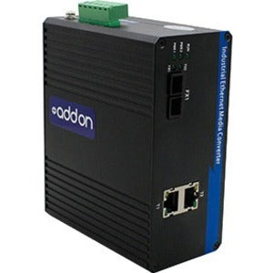 Addon 2 10/100/1000Base-Tx(Rj-45) To 1 1000Base-Sx(Fc) Mmf 850Nm 550M Industrial Media Converter Switch