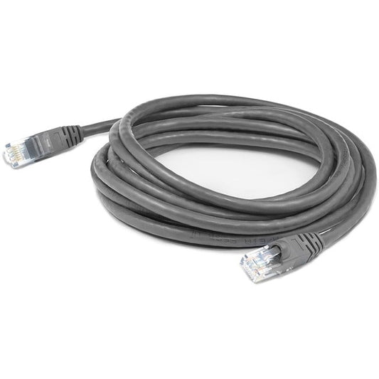 Addon 30Ft Rj-45 (Male) To Rj-45 (Male) Straight Gray Cat6A Utp Pvc Copper Patch Cable