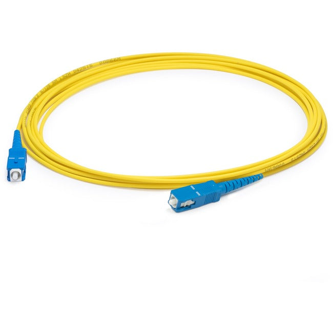 Addon 30M Sc (Male) To Sc (Male) Straight Yellow Os2 Simplex Plenum Fiber Patch Cable