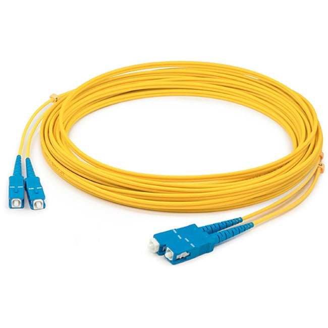 Addon 31M Sc (Male) To Sc (Male) Straight Yellow Os2 Duplex Plenum Fiber Patch Cable