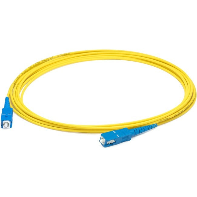 Addon 32M Sc (Male) To Sc (Male) Straight Yellow Os2 Simplex Lszh Fiber Patch Cable