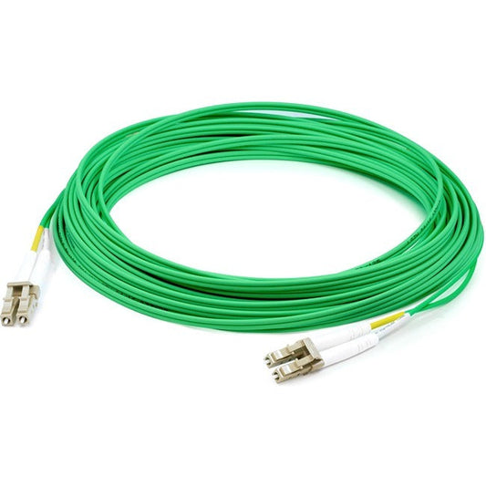 Addon 4M Lc (Male) To Lc (Male) Green Om4 Duplex Fiber Ofnr (Riser-Rated) Patch Cable