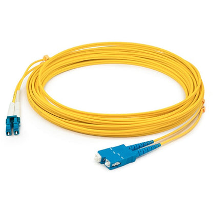 Addon 62M Lc (Male) To Sc (Male) Straight Yellow Os2 Duplex Plenum Fiber Patch Cable