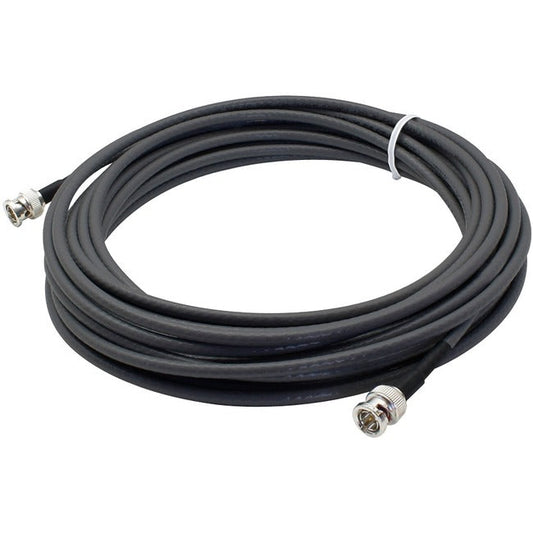 Addon 6.6Ft Bnc (Male) To Bnc (Male) Black Coaxial Simplex Pvc Copper Patch Cable