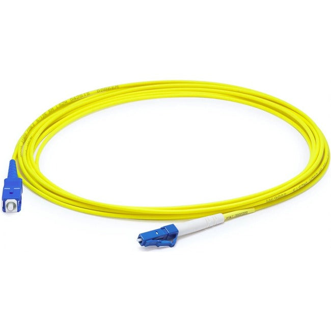 Addon 91M Lc (Male) To Sc (Male) Straight Yellow Os2 Simplex Plenum Fiber Patch Cable