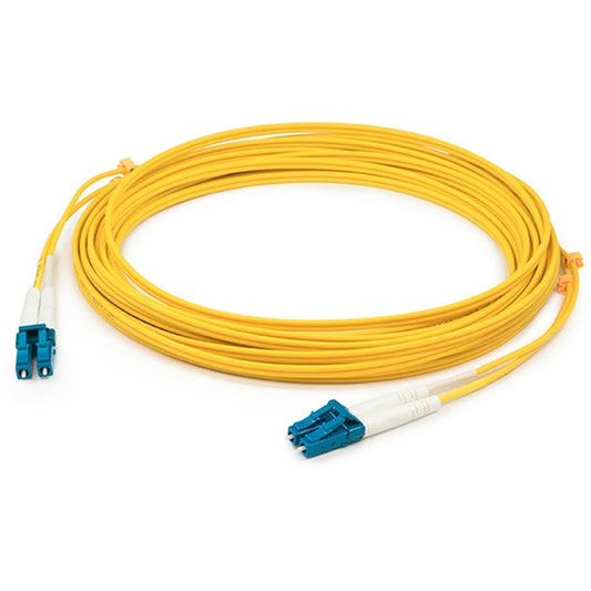 Addon 95M Lc (Male) To Lc (Male) Straight Yellow Os2 Duplex Plenum Fiber Patch Cable