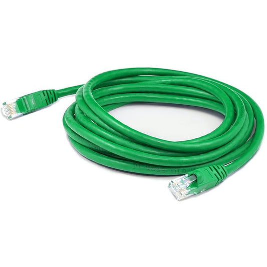 Addon 9Ft Rj-45 (Male) To Rj-45 (Male) Green Snagless Cat6A Utp Pvc Copper Patch Cable