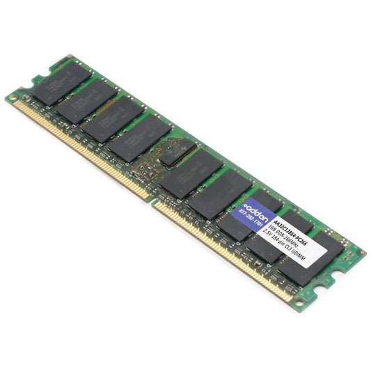 Addon Aa32C12864-Pc266 X1 Jedec Standard 1Gb Ddr-266Mhz Unbuffered Dual Rank 2.5V 184-Pin Cl3 Udimm