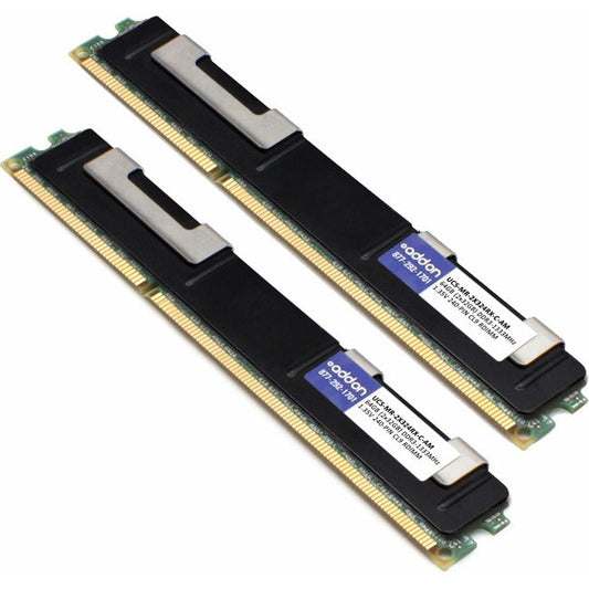 Addon Am1333D3Qrvrn/32G X2 Cisco Ucs-Mr-2X324Rx-C Compatible 64Gb (2X32Gb) Ddr3-1333Mhz Registered Ecc Quad Rank X4 1.35V 240-Pin Cl9 Rdimm