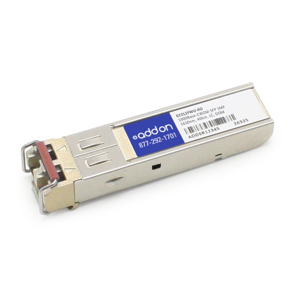 Addon Networks 02312Fwu Network Transceiver Module Fiber Optic 1000 Mbit/S Sfp 1610 Nm