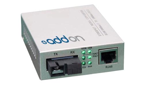 Addon Networks 1000Btx-1000Bxu Network Media Converter 1000 Mbit/S 1310 Nm Grey