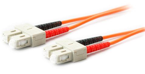 Addon Networks 15M Mmf Duplex Sc/Sc Om1 Fibre Optic Cable Orange