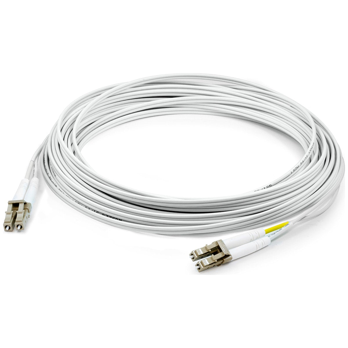Addon Networks 1M Lc (Male) To Mt-Rj (Male) White Om1 Duplex Fiber Ofnr (Riser-Rated) Patch Cable