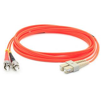 Addon Networks 1M St-Lc Fibre Optic Cable Om1 Orange