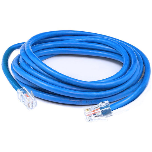 Addon Networks 20Ft Rj-45 (Male) To Rj-45 (Male) Straight Non-Booted, Non-Snagless Blue Cat6 Slim Utp Pvc Copper Patch Cable